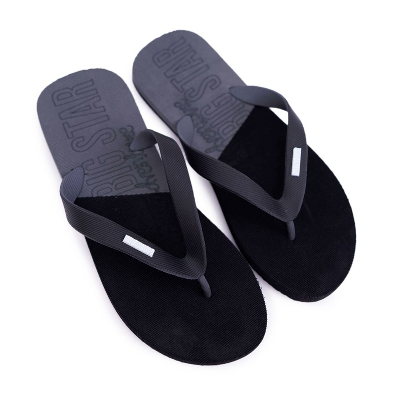 Men's Slippers Flip-flops Big Star Black AA174422