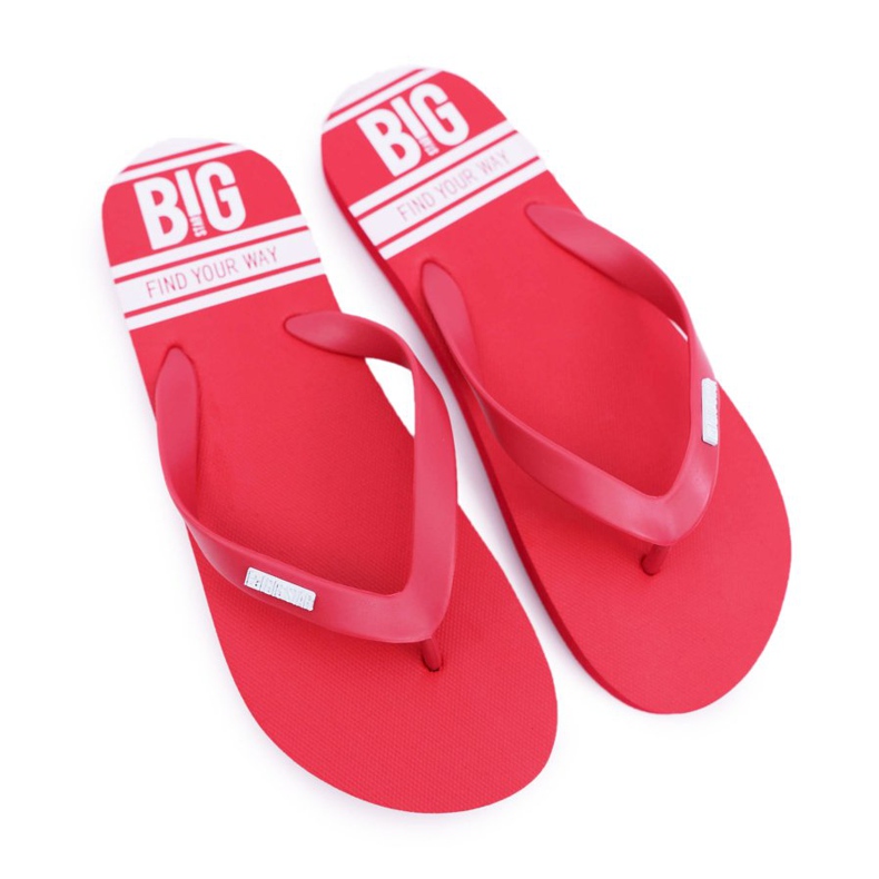 Men's Slippers Flip-flops Big Star Red AA174416