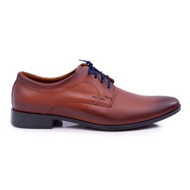Mario Boschetti Elegant Leather Men's Brogues in Brown Menelaos Mario Boschetti Elegant Leather Men's Brogues in Brown Menelaos