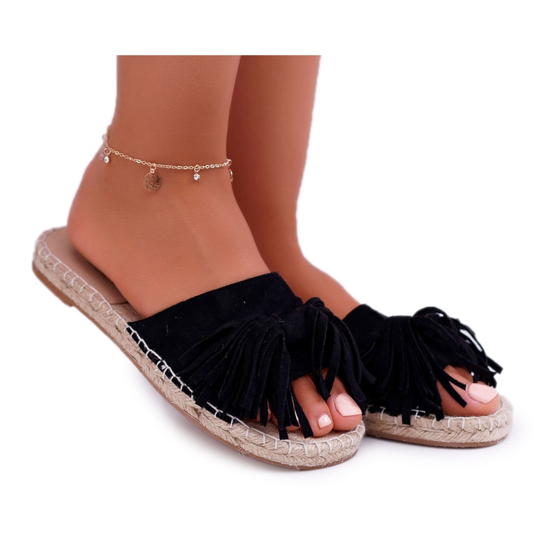 PV1 Women's Black Boho Vices 8458 slippers