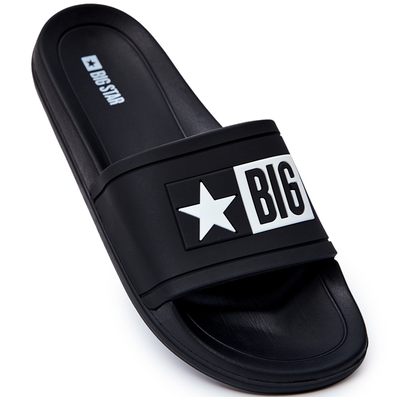 Men's Slippers Big Star Rubber Black DD174699 Men's Slippers Big Star Rubber Black DD174699