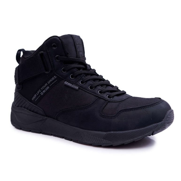 Men's Sport Shoes Big Star High Outdoor Black EE174461 Men's Sport Shoes Big Star High Outdoor Black EE174461