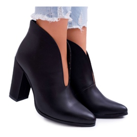 SEA Women's Boots On Heel Slip On Black Mantana SEA Women's Boots On Heel Slip On Black Mantana