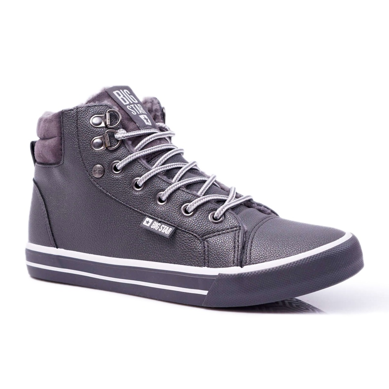 Women's Sneakers Big Star High Gray Warm EE274413 grey