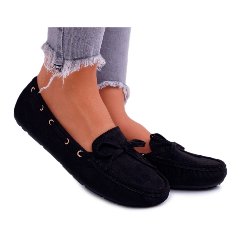S.Barski Women's Loafers Suede Black S. Barski Gustoben