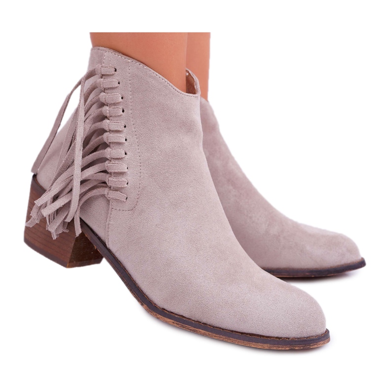 Women's Cowboy Boots Beige Agnes