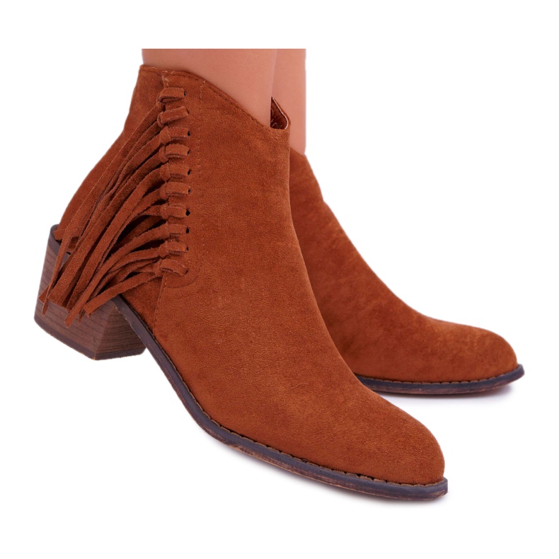 Camel Agnes Women's Cowboy Boots brown