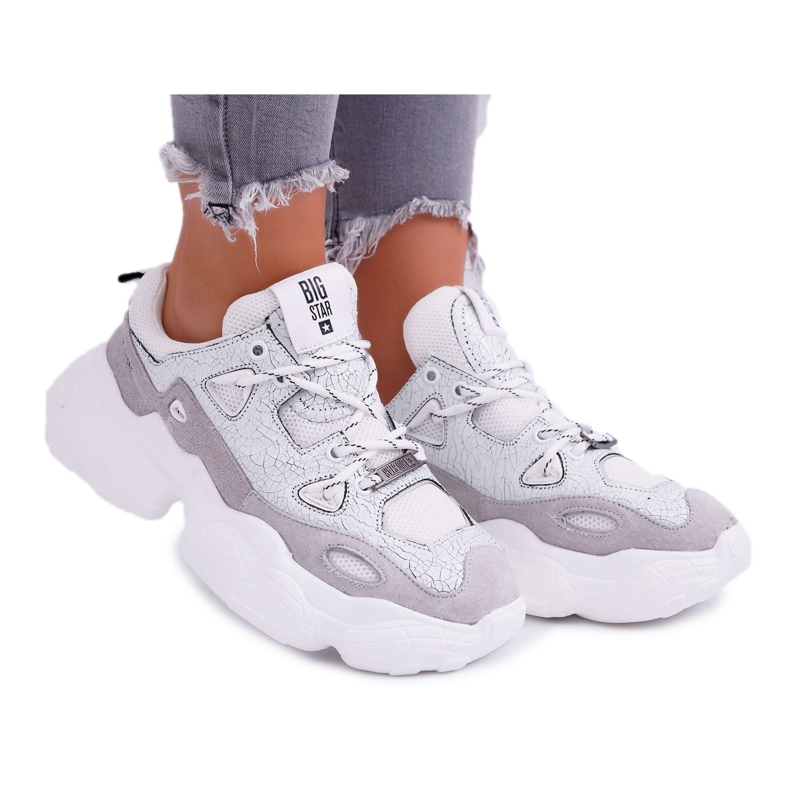 Women's Sport Shoes Big Star by Daniel Lopez White FF274430 multicolored