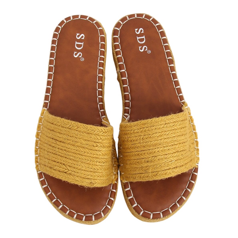 Honey espadrilles slippers 7970-PL Yellow