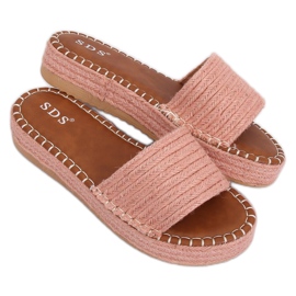 Pink espadrilles slippers 7970-PL Pink Pink espadrilles slippers 7970-PL Pink
