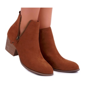 FB1 Women's Boots On High Heel Suede Camel Farre brown FB1 Women's Boots On High Heel Suede Camel Farre brown