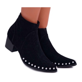 Black Sobery women's boots with jets
