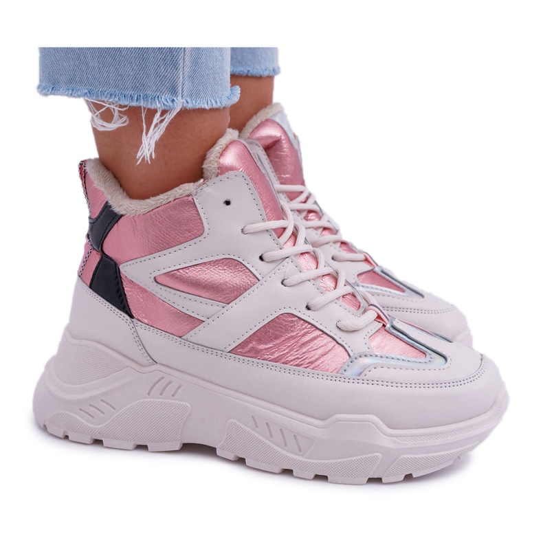 Women's Sport Shoes Pink Warm Midrow