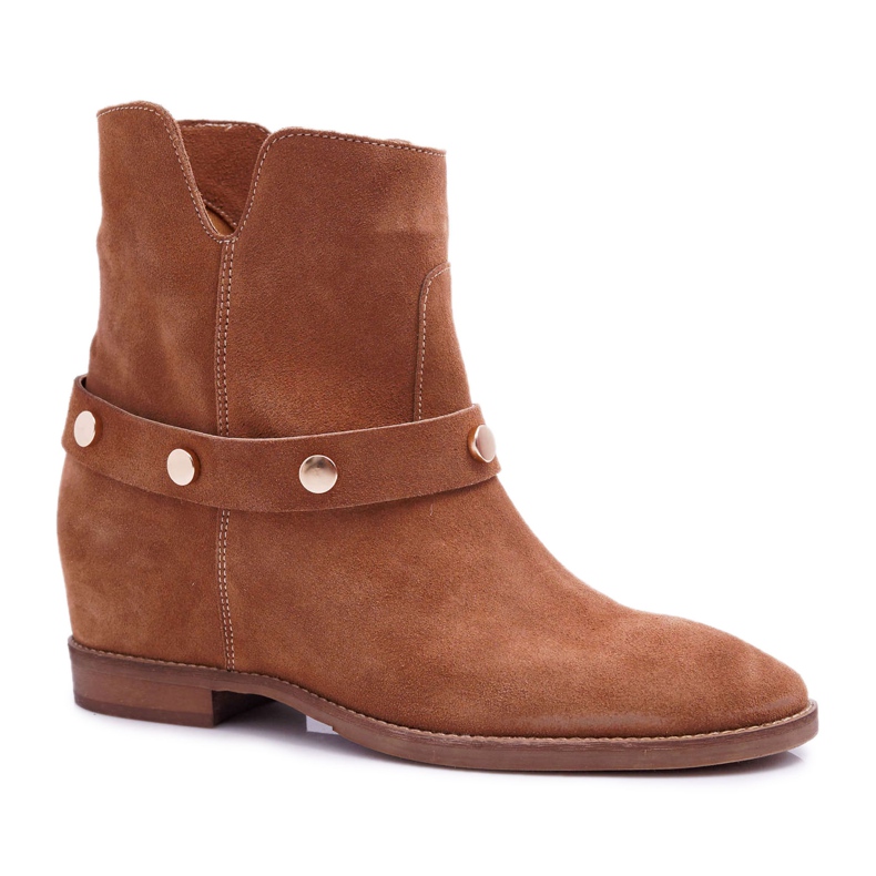 Women's Boots Laura Messi 1890 Suede Leather Dark Camel Darmah brown Women's Boots Laura Messi 1890 Suede Leather Dark Camel Darmah brown