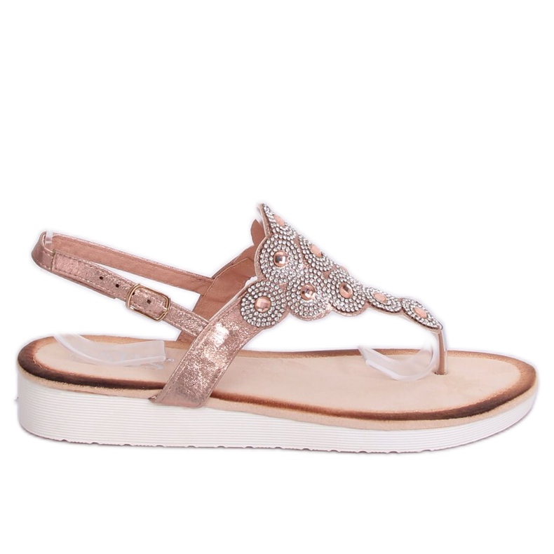 Champagne sandals 7887-PL Champagne black