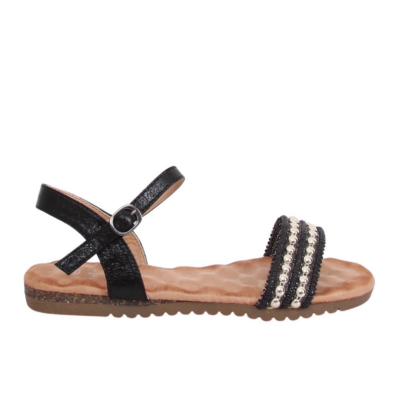 Black women's sandals HT-68 Black Black women's sandals HT-68 Black