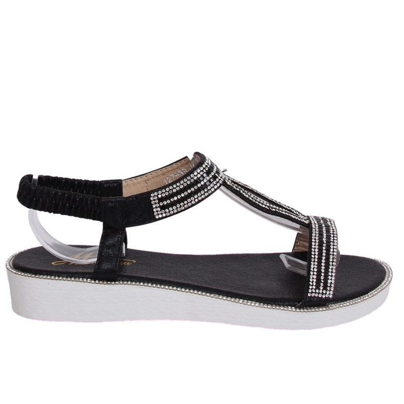 Black women's sandals 127-89 Black