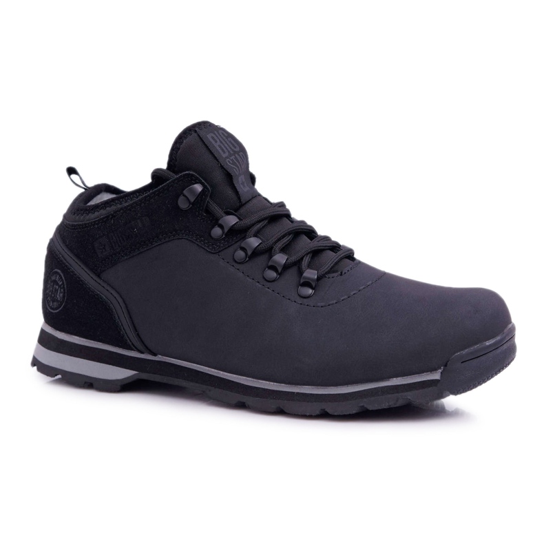 Men's Trekking Shoes Big Star Black EE174444 Men's Trekking Shoes Big Star Black EE174444