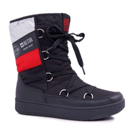 Women's Black Warm Snow Boots With Fur Big Star EE274656