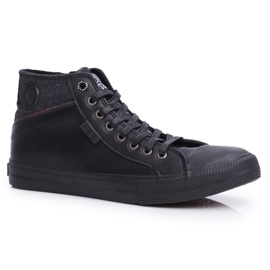 Men's Sneakers High Big Star Black EE174102