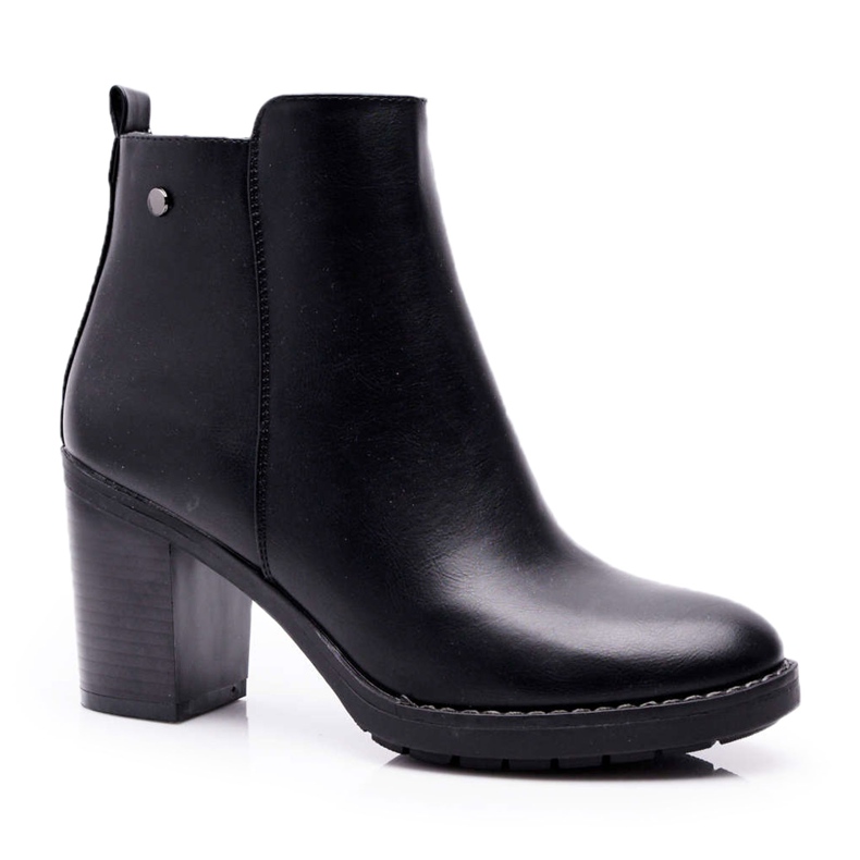 Ideal Women's Boots On High Heel Black Serrena