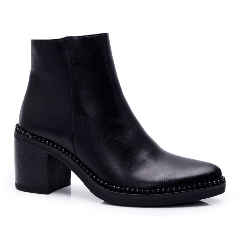 IdealDept Women's Boots On A Heel Black Duo