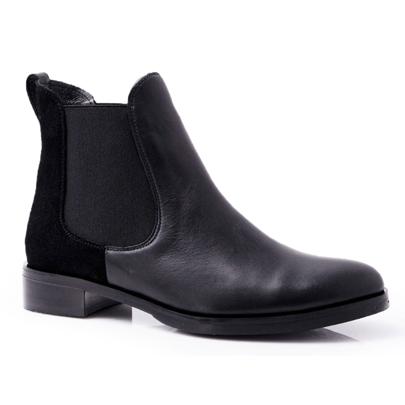 Women's Leather Jodhpur boots Maciejka Black 04359 Women's Leather Jodhpur boots Maciejka Black 04359