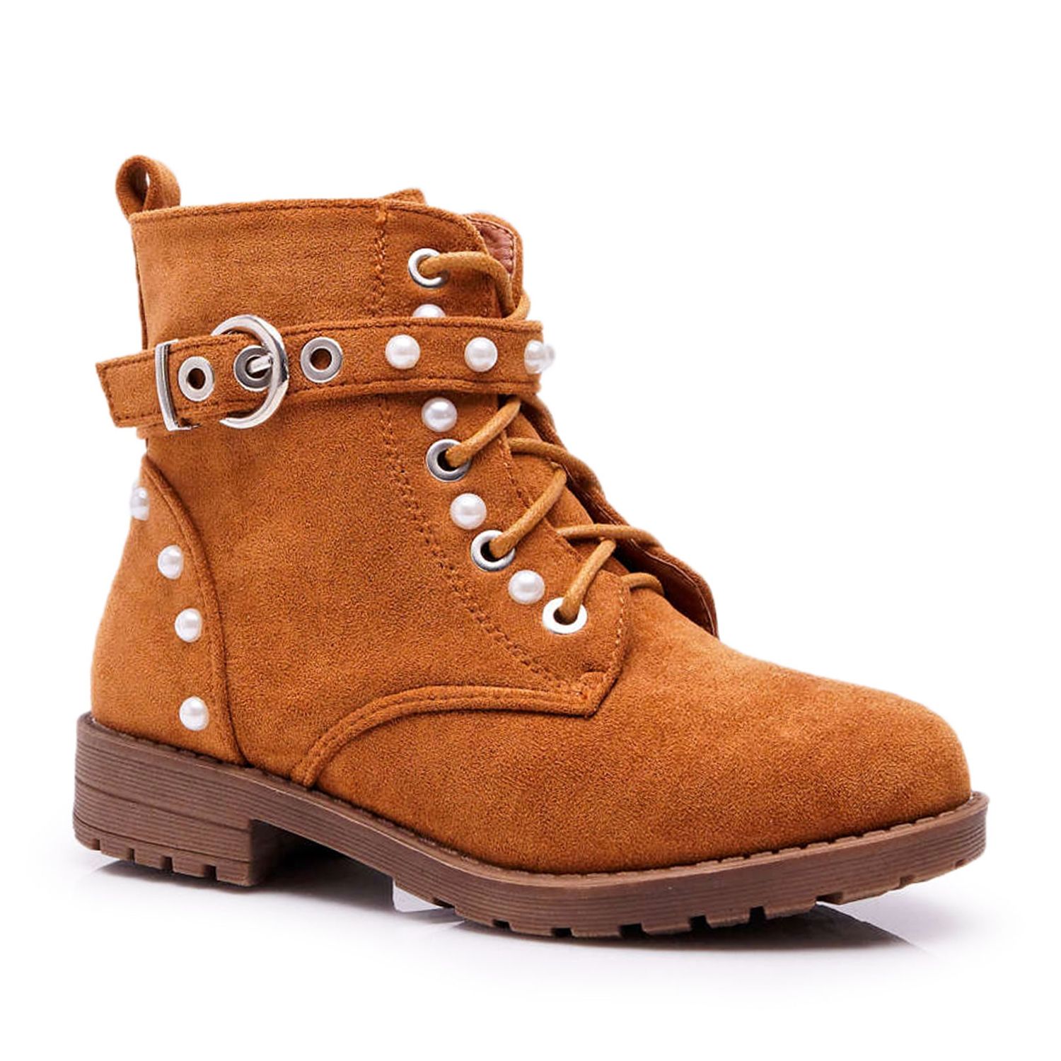 Popa Camel Nargos Pearl Kids Boots Brown Butymodne Pl