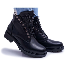 FRID Women's Boots With Pearls Warm Black Memer
