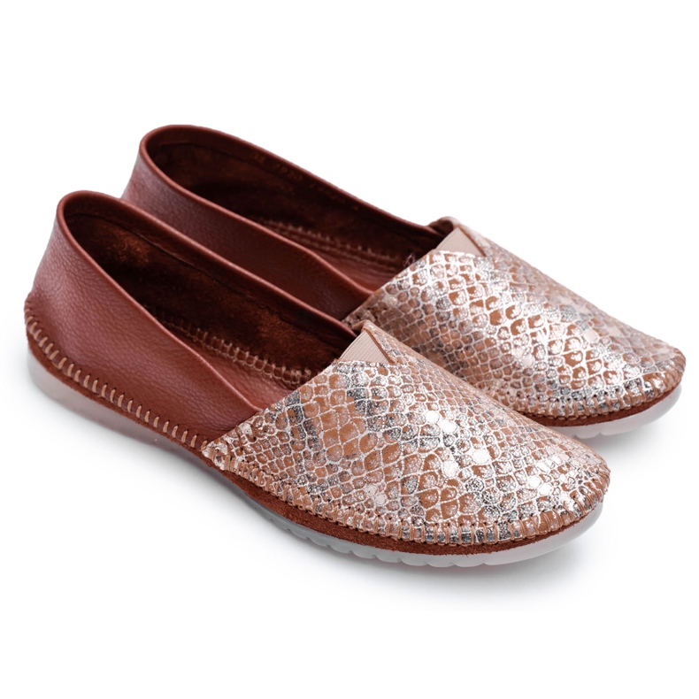 Women's brown ballerinas Maciejka 1930A-29 / 00-6