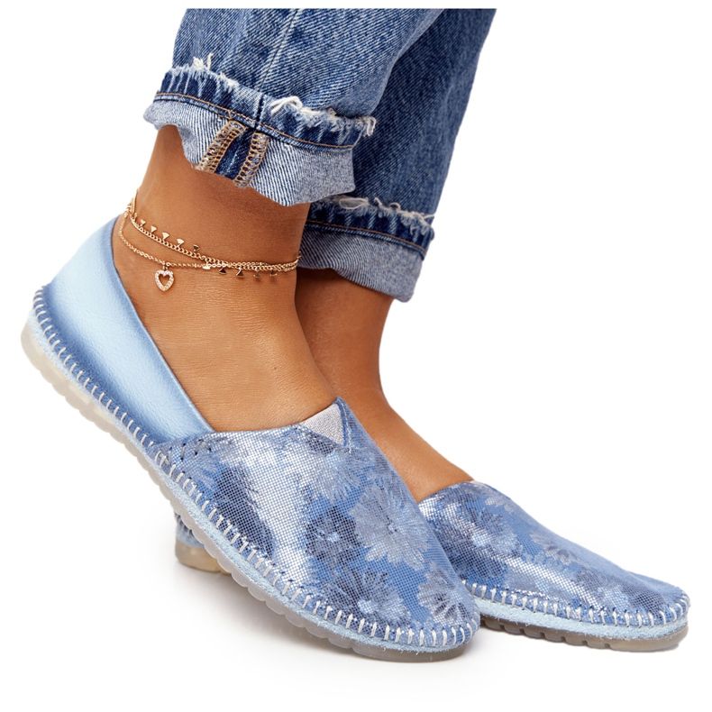 Women's Blue Ballerinas Maciejka 01930-72 / 00-0 Women's Blue Ballerinas Maciejka 01930-72 / 00-0