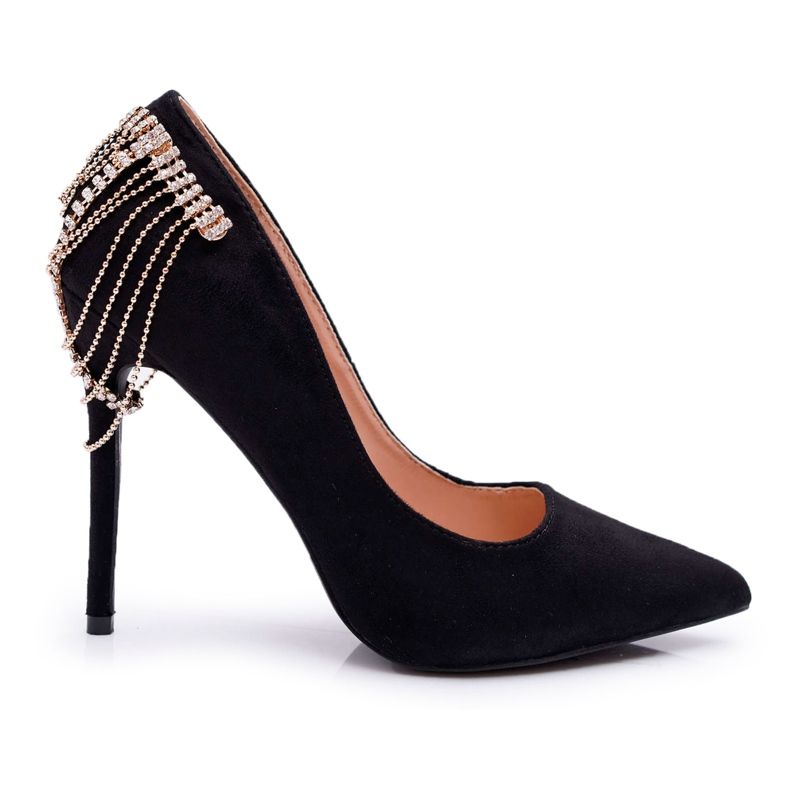 Women's Black Pumps Suede Party Pacardo Women's Black Pumps Suede Party Pacardo