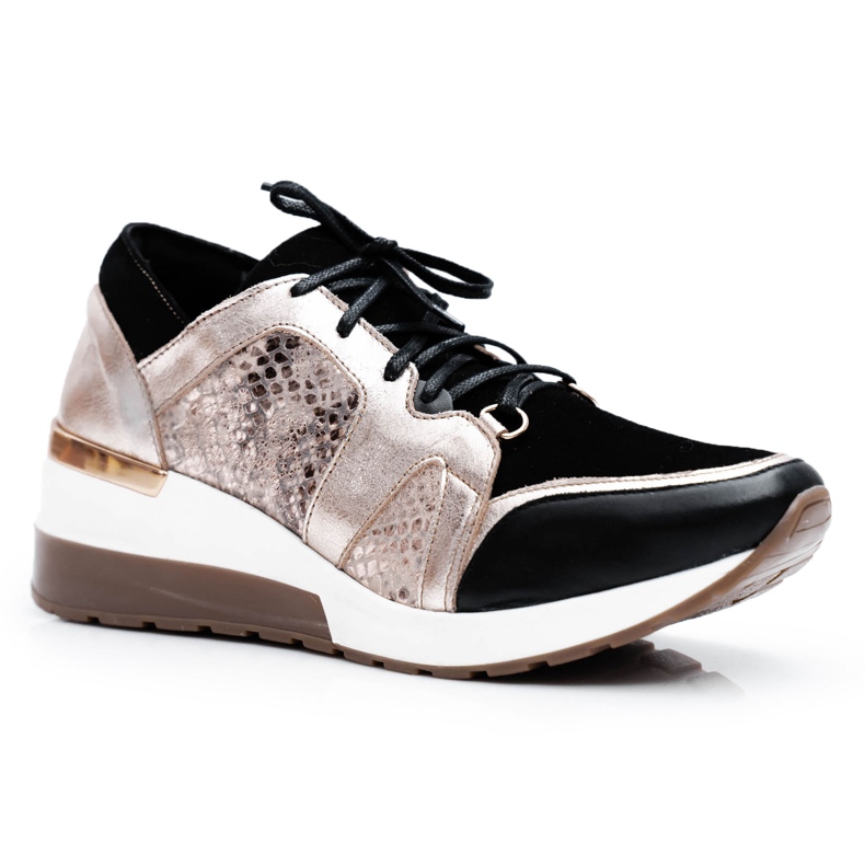 Nicole Women's Sneakers Golden Natural Leather Coledo Nicole Women's Sneakers Golden Natural Leather Coledo