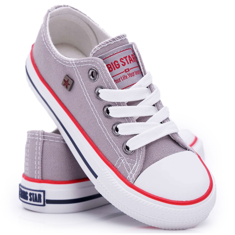 Children's Sneakers Big Star Gray FF374205 grey