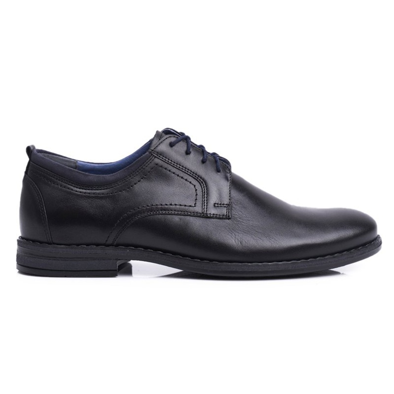 Men's Brogues Shoes Casual Nikopol Leather Black 1726