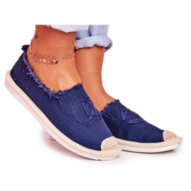 SEA Women's Espadrilles Navy Blue Flaure