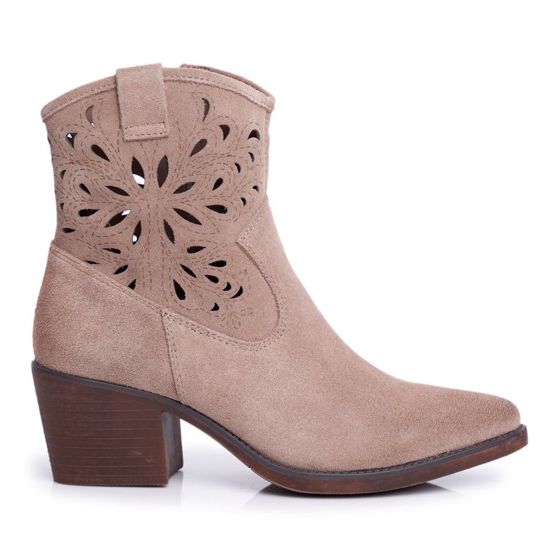 S.Barski Women's Boots Leather Beige Barski 12622 S.Barski Women's Boots Leather Beige Barski 12622