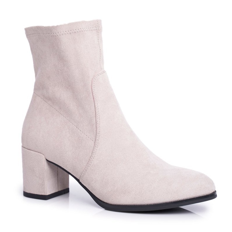 Women's Boots On High Heel Sergio Leone Slip Gray LikeStar grey