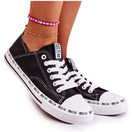 Women's Sneakers Big Star Openwork Black FF274023 Women's Sneakers Big Star Openwork Black FF274023