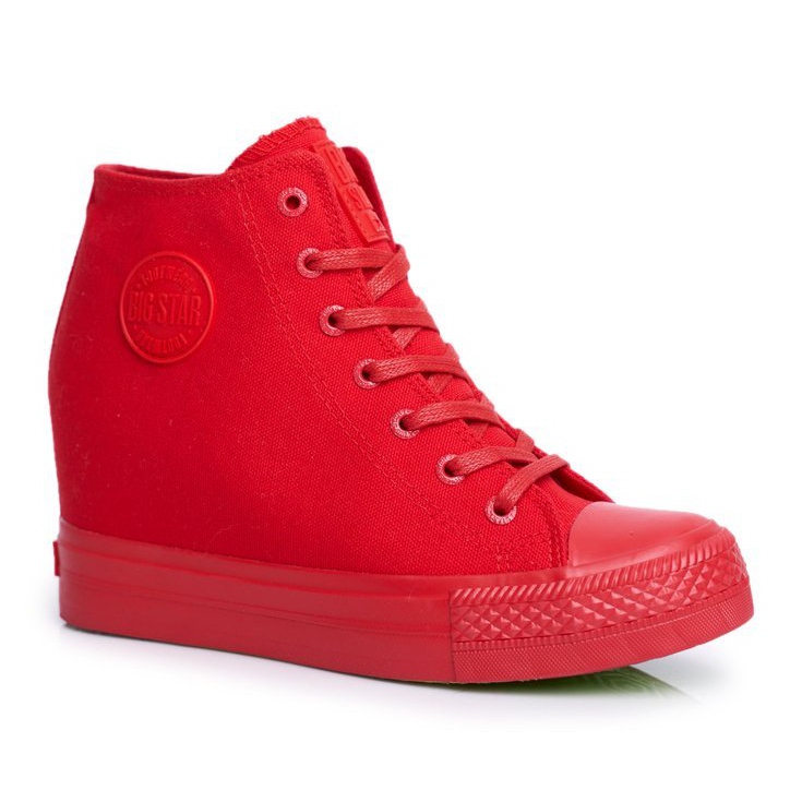Women's Sneakers Big Star Red FF274A193