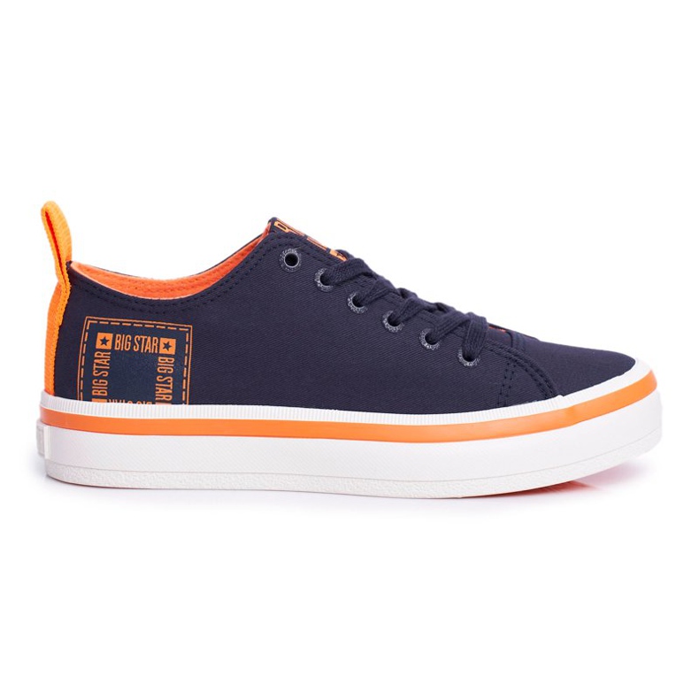 Women's Sneakers Big Star Navy Blue FF274A070