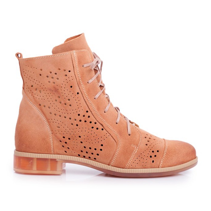Women's Boots Leather Maciejka Peach 04468-18 orange Women's Boots Leather Maciejka Peach 04468-18 orange