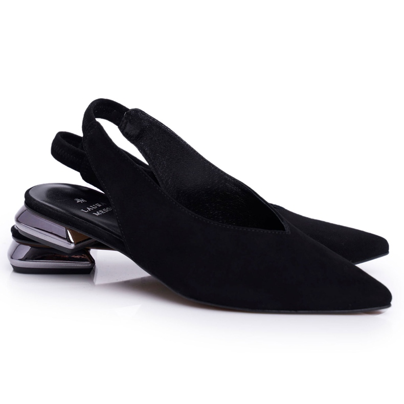 Women's Ballerinas Laura Messi Leather Black 2127 Women's Ballerinas Laura Messi Leather Black 2127