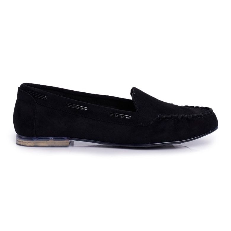 Women's Loafers Sergio Leone Suede Black MK722