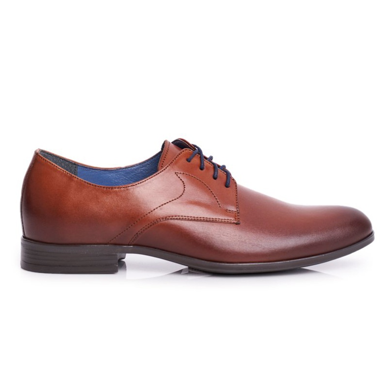 Men's Brogues Shoes Casual Nikopol Leather Brown 1735 BC40