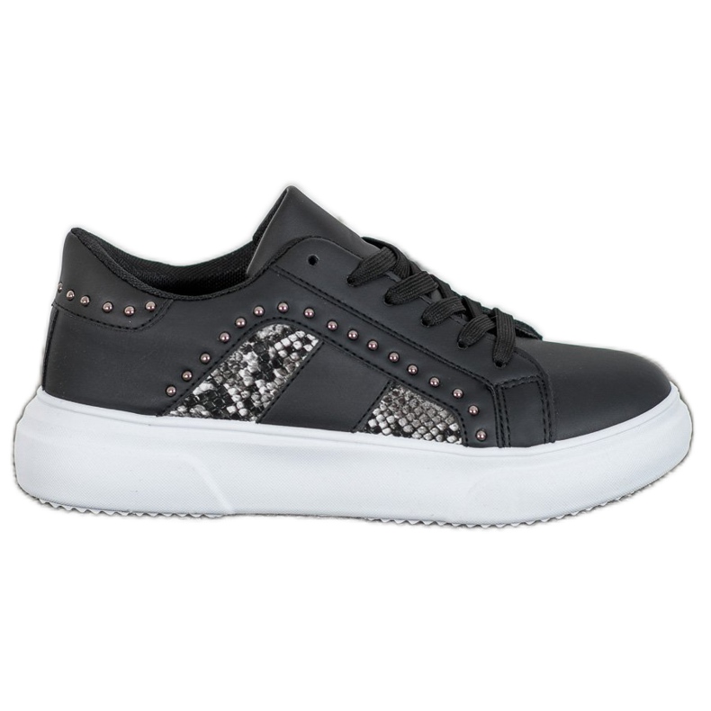 SHELOVET Fashionable Sneakers On The Platform black