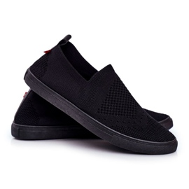 Women's Black Sneakers Slip-on Sneakers Big Star FF274A609 Women's Black Sneakers Slip-on Sneakers Big Star FF274A609