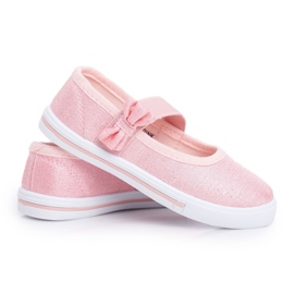 EVE Children's Pink Bianka ballerinas sneakers EVE Children's Pink Bianka ballerinas sneakers