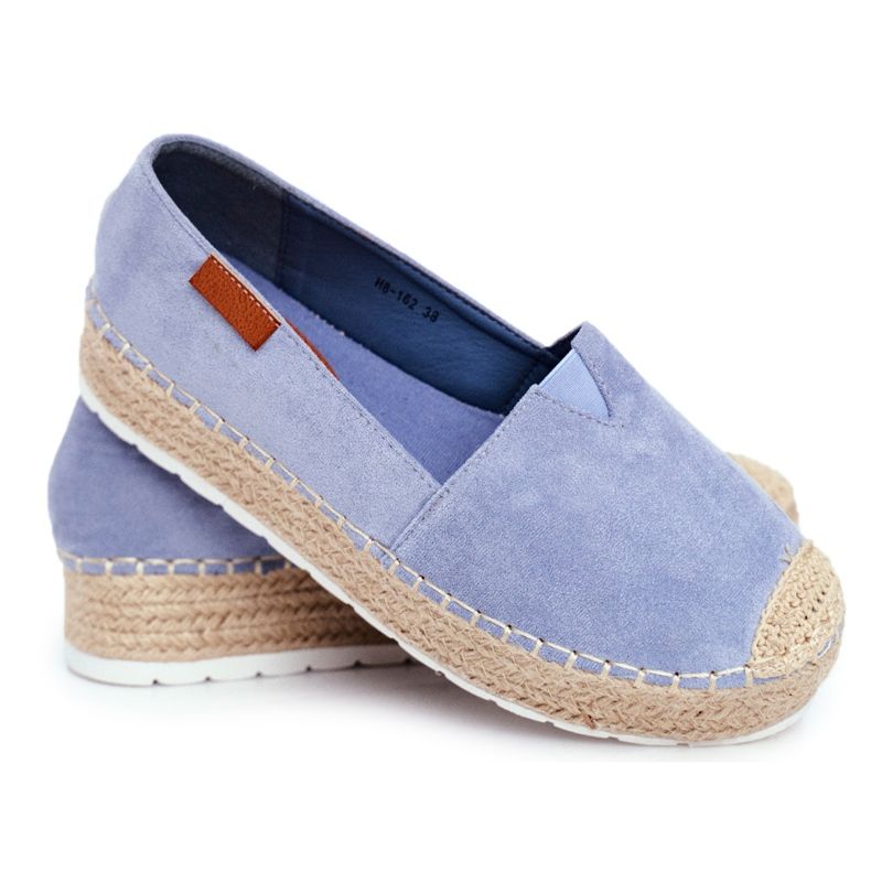 FRBS Women's Espadrilles On The Blue La Playa Linen Platform FRBS Women's Espadrilles On The Blue La Playa Linen Platform