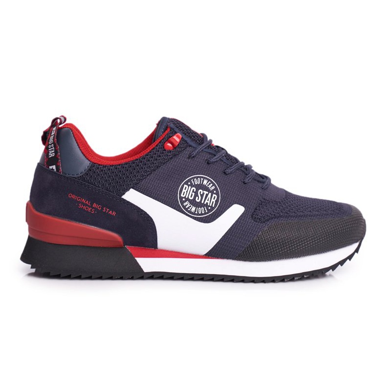 Men's Sport Shoes Big Star Navy Blue FF174205 Men's Sport Shoes Big Star Navy Blue FF174205